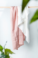 Fototapeta premium linen fabric in different colors