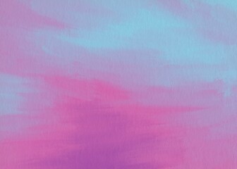 Blue, pink and purple watercolor abstract background