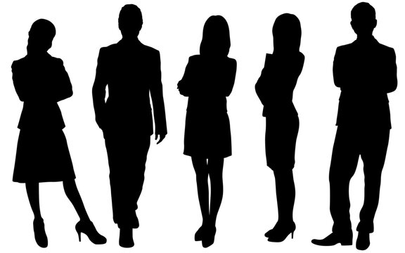 People silhouettes 96