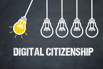 Fototapeta premium Digital Citizenship 