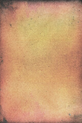 Vintage Paper with Distressed Texture and Torn Aged Edges: Rustic Brown