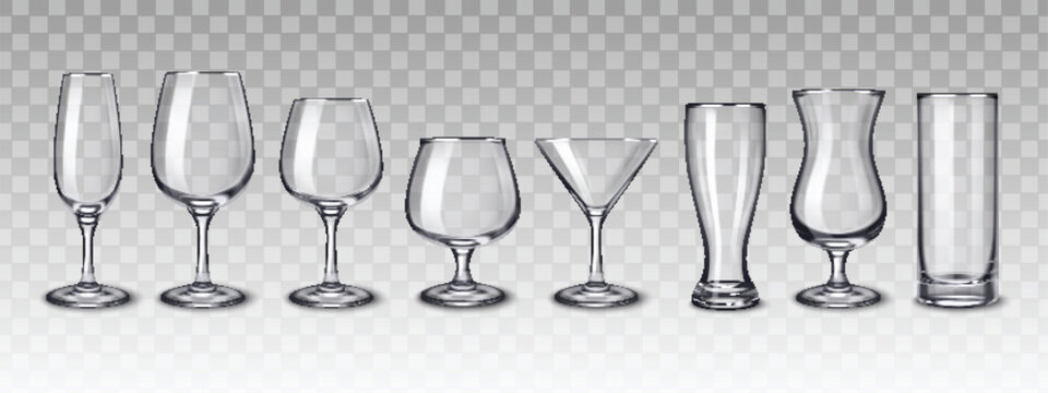Glassware For Drinks Set