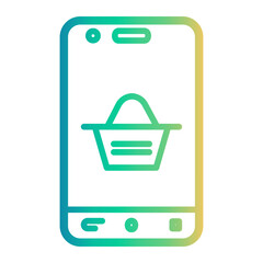 mobile shopping icon