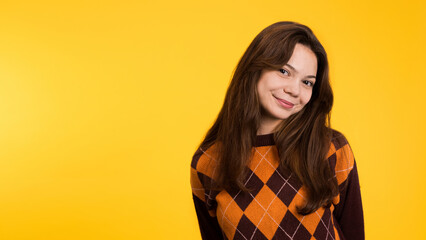 Portrait of a smiling young woman