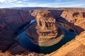 Horseshoe Bend on the Colorado River near Grand Canyon National Park in Arizona, USA