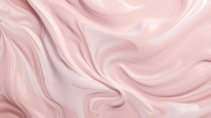 Berry ice cream in pink pastel colors as background texture
