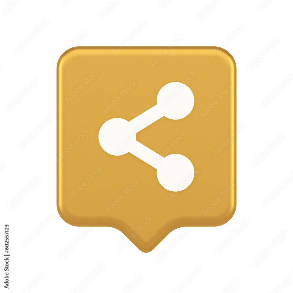 Poster decentralize compound connection encrypted network button cyberspace management 3d speech bubble ico