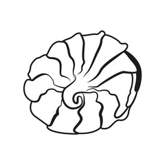 Vector Marshmallow in Doodle style. Image of Dessert with fruit puree and agar-agar. Sweet confection in thiele line art.