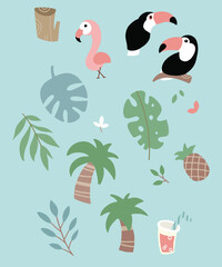 Animals and plants in tropical regions