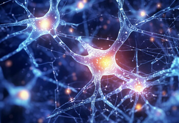 Neuronal Links Photoshoot, 3D render - Generative Ai