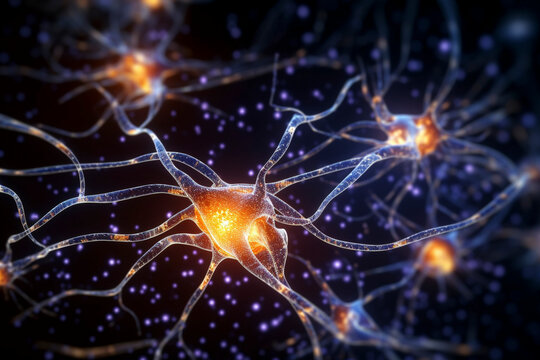 Neuronal Links Photoshoot, 3D render - Generative Ai