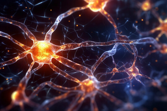 Cinematic Neuronal Activity - Generative Ai