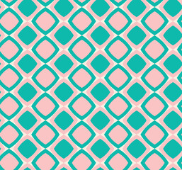 Fototapeta na wymiar Abstract Retro Geometric Vector Pattern Seamless Texture Trendy Background For Hand-drawn Fashion Prints Plain Wallpaper Modern Style Design Mixed Geometric Pattern All Fashion Leather Dress