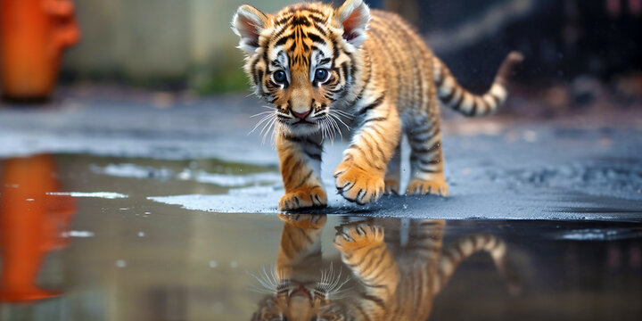Cute baby tiger Wallpapers Download | MobCup