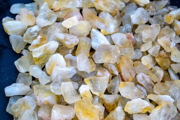Colorful souvenir stones in Rio de Janeiro, Brazil