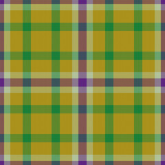 Check vector plaid. Texture tartan fabric. Textile seamless background pattern.