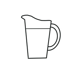 Jar Drink Beverage Bar Hand drawn Doodle