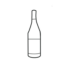 Bottle Glass Drink Beverage Bar Hand drawn Doodle