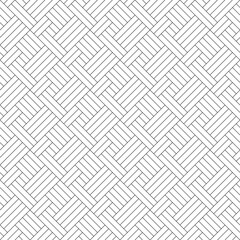Vector seamless pattern. Modern stylish texture. Monochrome, linear abstract background.