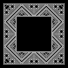 Obraz premium Ornament. Venzel. Logo, template, labels and icons. Vector.