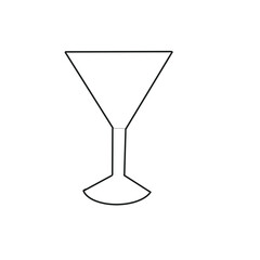 Glass Drink Beverage Bar Hand drawn Doodle