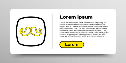 Line Barbershop icon isolated on white background. Hairdresser logo or signboard. Colorful outline concept. Vector