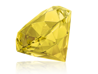 Large Clear Diamond. transparent background