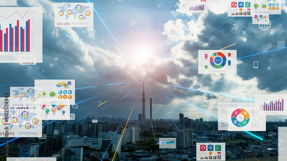 Aufkleber electronic document concept. electronic application. data analysis. digital transformation.