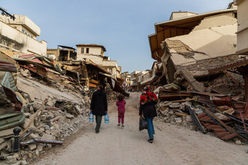 Turkey Earthquake Debris Kahramanmaras City