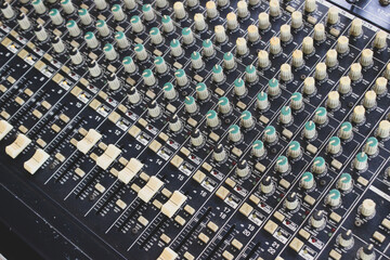 Close up equalizer control button image