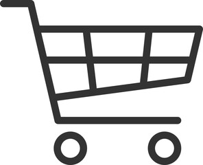 Naklejka na ściany i meble shopping cart icon vector