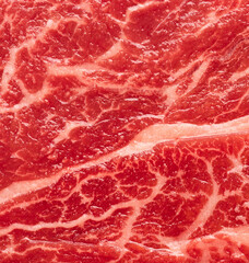 Marble meat beef steak texture close up background