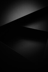 Dark black paper abstract texture business background