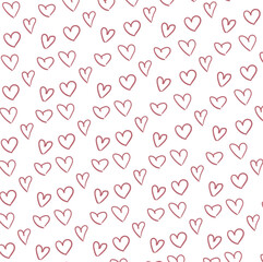simple background with hearts for romantic projects