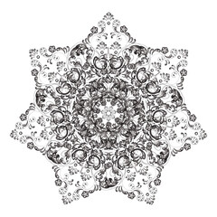 pattern with interesting doodles on colorfil background. illustration.