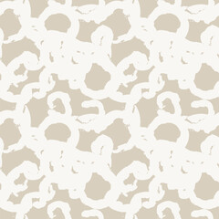 Neutral Colour Abstract Brush Strokes Seamless Pattern Design