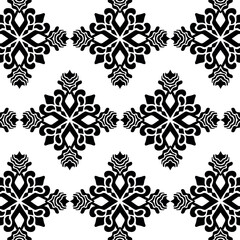 geometric cool abstract floral pattern