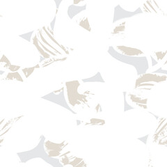 Neutral Colour Tropical Leaf Seamless Pattern Design