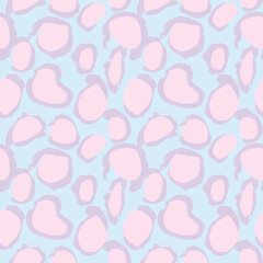 Pastels Abstract Brush Strokes Seamless Pattern Design