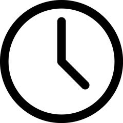 Time and clock icon vector Illustration.