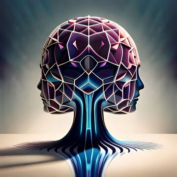head with brain