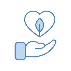 Hand Made icon vector stock illustration.