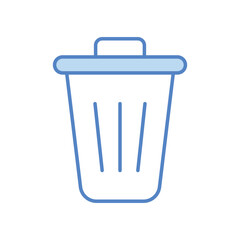 Waste icon vector stock illustration.