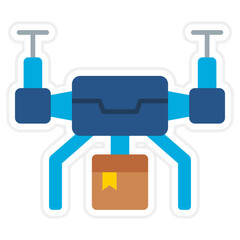 Drone Delivery Icon