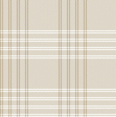 Neutral Colour Classic Plaid textured Seamless Pattern
