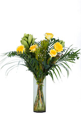 Beautiful flowers to give as gifts, vases, valuables