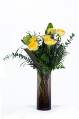 Beautiful flowers to give as gifts, vases, valuables