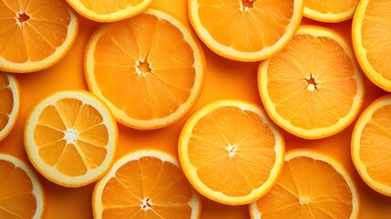 Background of orange slices