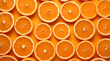 Orange slices background