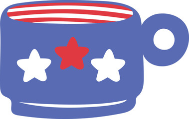 4th of july celebration coffee cup mug drink freedom day